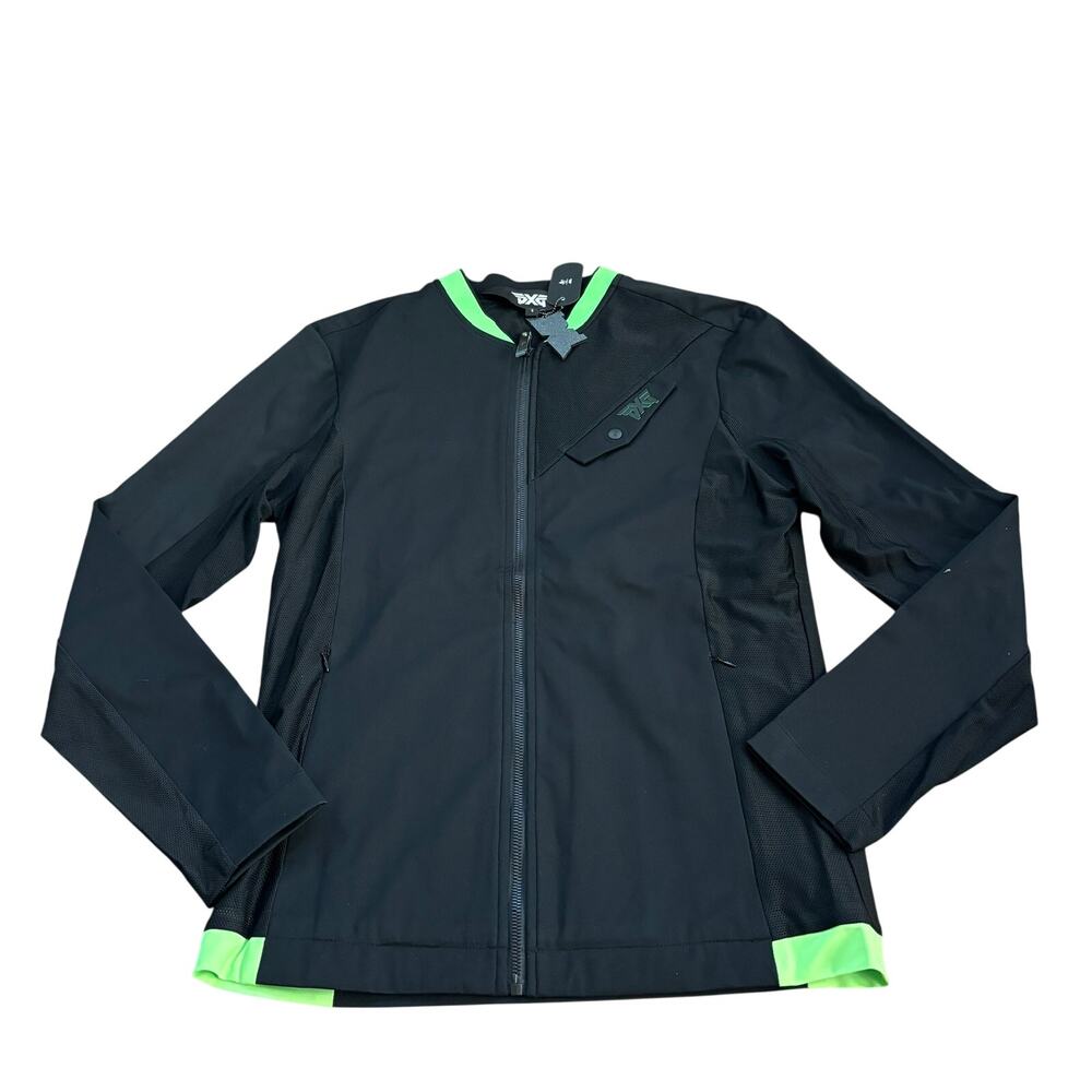 NWT PXG Men’s Argon Mesh Panel‎ Jacket Black Green S $275 MSRP